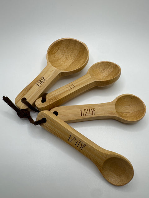 Bamboo Measuring Spoon Set