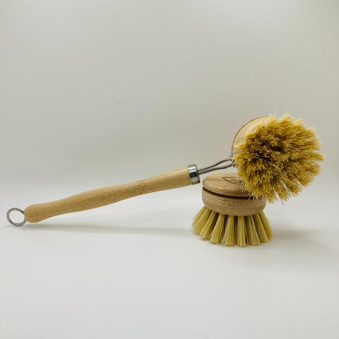 Sisal Dish Brush, Bamboo