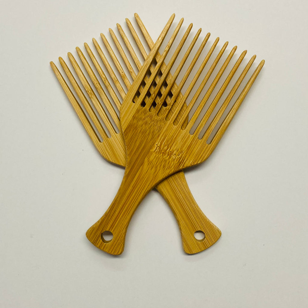 Hair Pick | Natural Bamboo