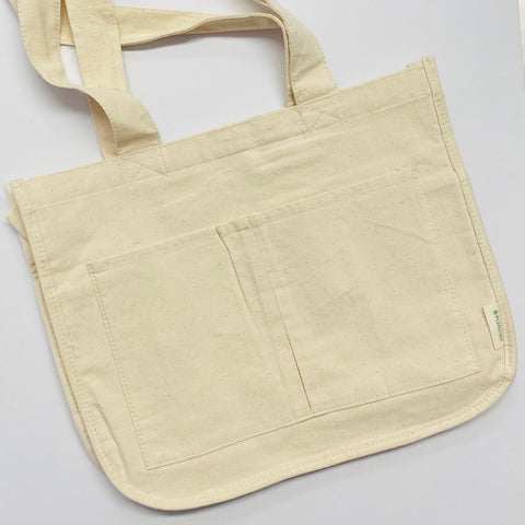 Multi-Pocket Tote Bag