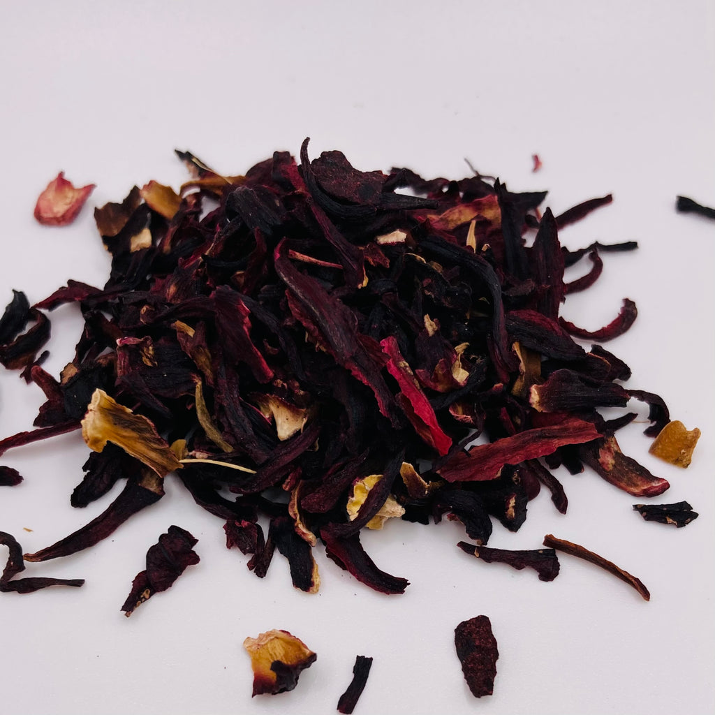 Hibiscus Flowers, Dried, Cut + Sifted