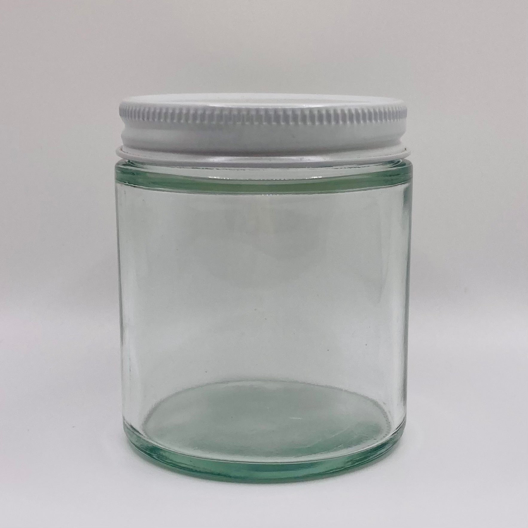 4 oz Straight Sided Glass Jar W/ Lid