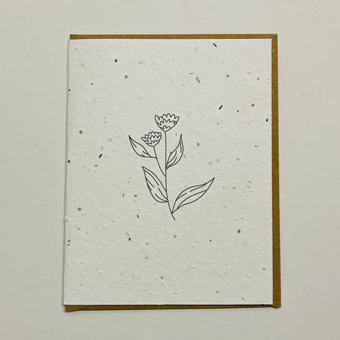 Plantable Seed Card