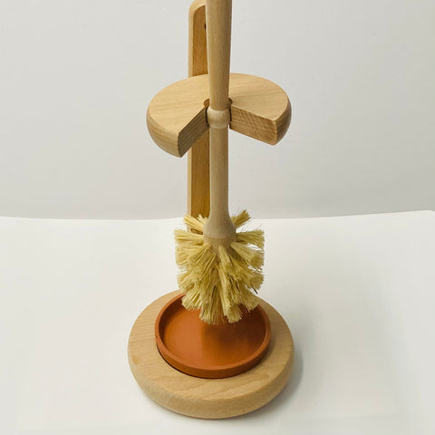 Toilet Brush with Stand | Handcrafted