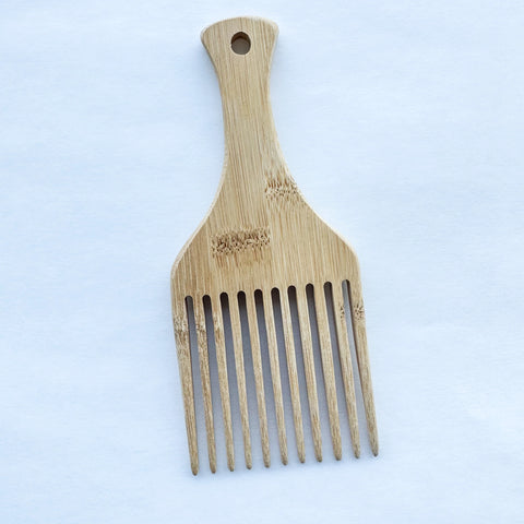 Hair Pick | Natural Bamboo