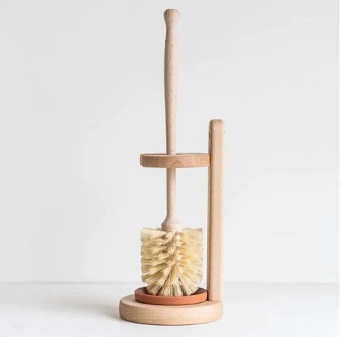 Toilet Brush with Stand | Handcrafted