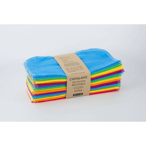 Cloth Wipes 30-pack │ Rainbow