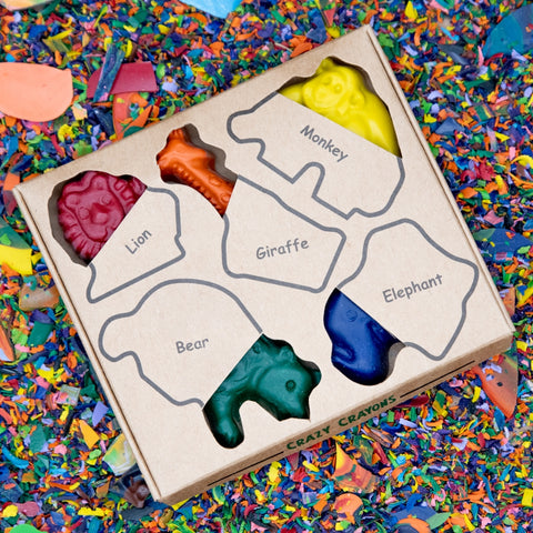 Recycled Animal Crayons │ 5 Pack